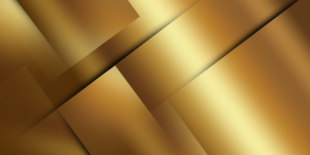 豪华闪闪发光的金色方形线条背景与轻元素图片下载