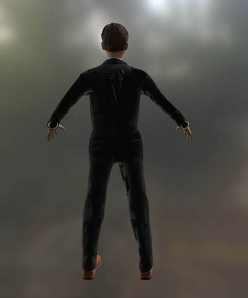 人体模型的三维插图图片下载