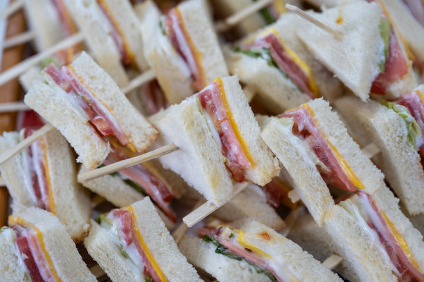 酒店餐厅自助甜品特写图片下载