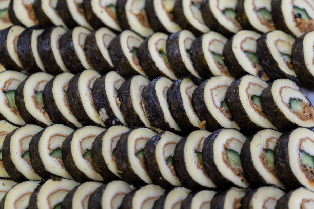 酒店餐厅自助甜品特写图片下载