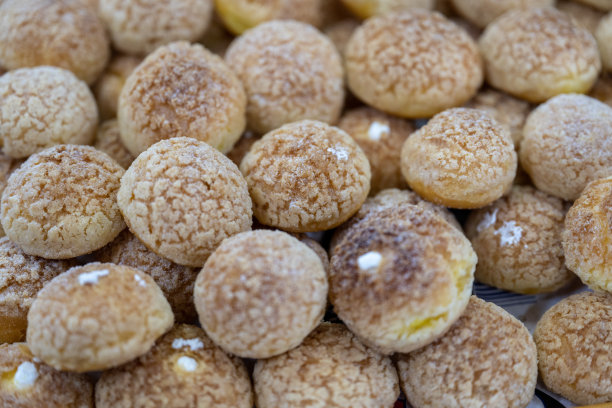 酒店餐厅自助甜品特写图片下载