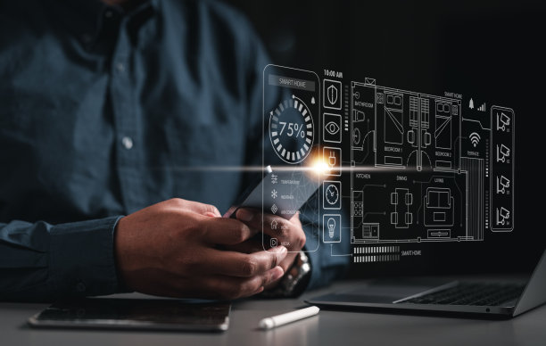 智能家居，未来主义，互联网，屏幕，控制，创新，物联网，智能，助理，仪表板。图片下载