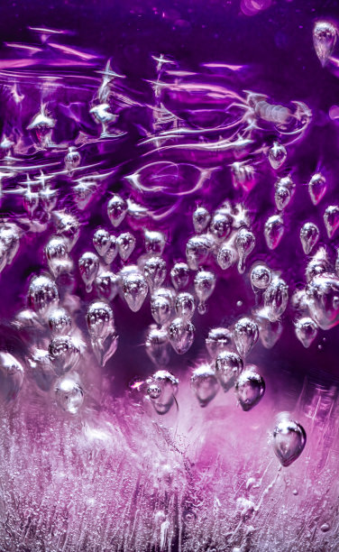 紫色冰气球图片下载