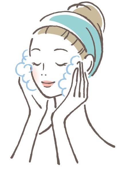 洗脸的女人图片下载