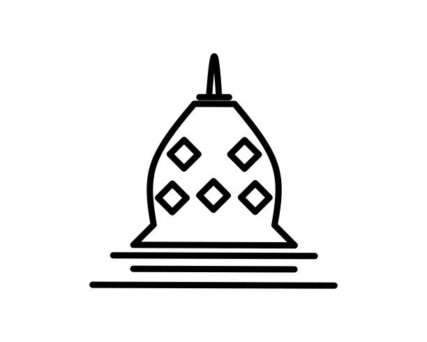 婆罗浮屠佛塔寺庙的标志图片下载