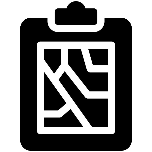 马拉松相关道路地图矢量图标图片下载