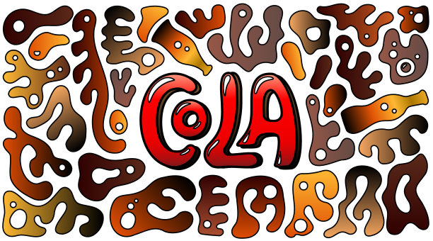 可乐涂鸦套装图片下载