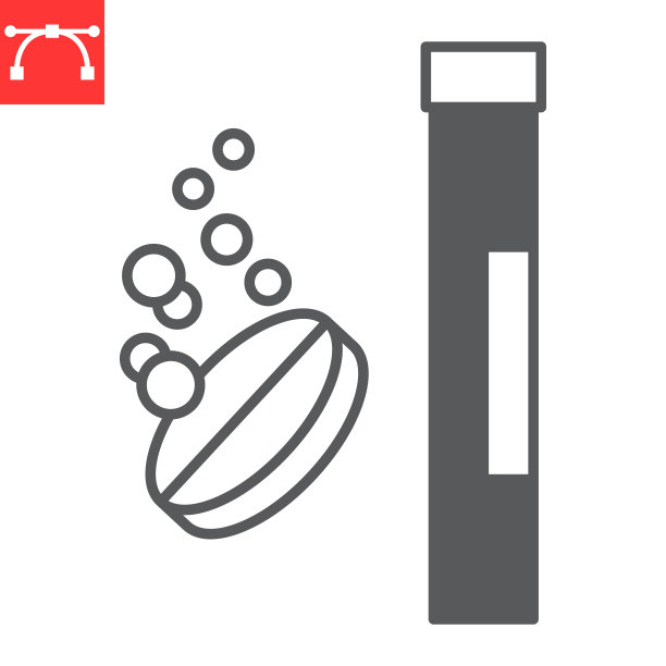 泡腾式维生素图标图片下载