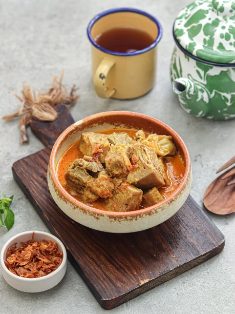 蔬菜菠萝蜜，或古莱菠萝蜜，是菠萝蜜咖喱炖菜，图片下载