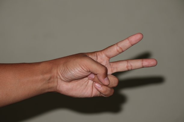 带阴影的手势图片下载