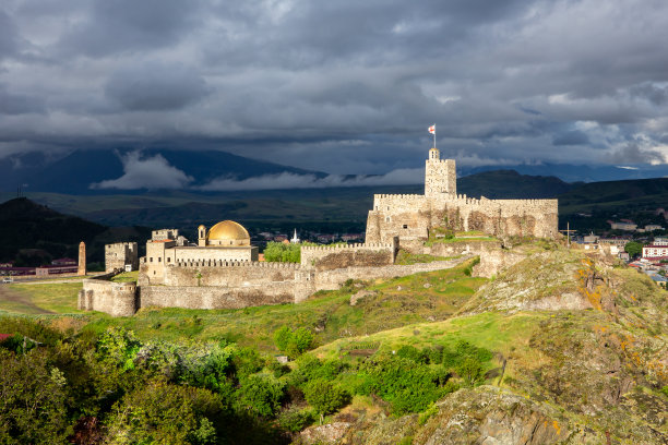 阿哈尔齐克(拉巴提)城堡，位于格鲁吉亚阿哈尔齐克的中世纪堡垒图片下载