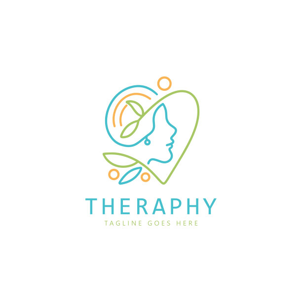 爱的头脑图标设计模板，矢量图标说明图片下载