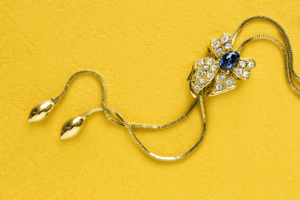 黄底金项链图片下载