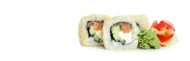 在白色背景上孤立滚动，为文本留出空间图片下载