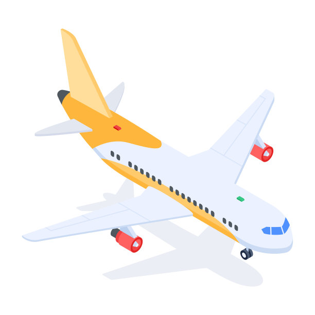 一套公共交通等距图标图片下载