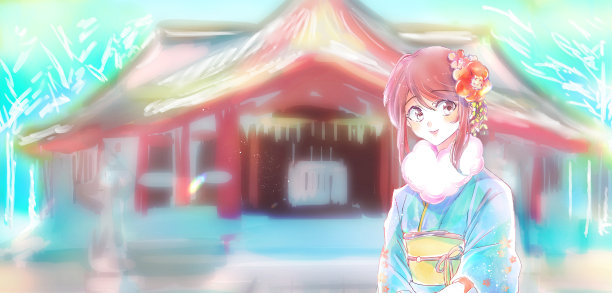 一个女人穿着狂躁的插图图片下载