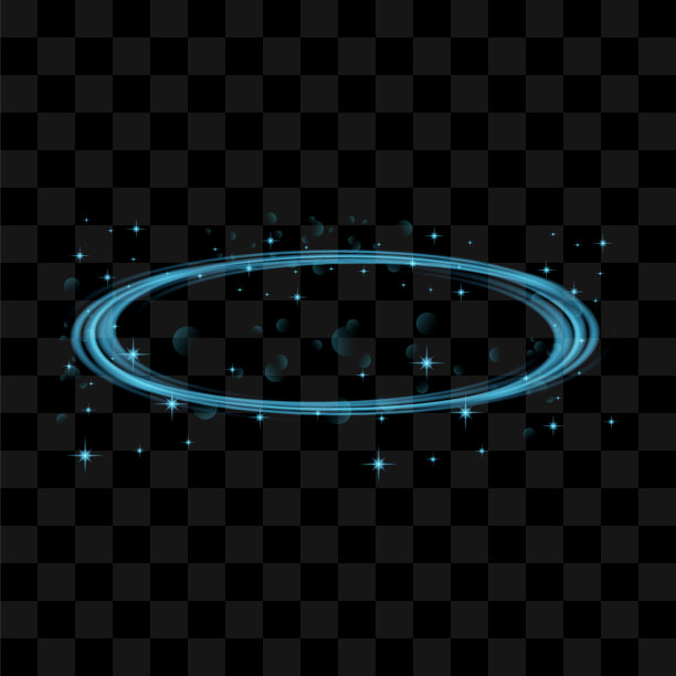 矢量蓝色模糊火在黑暗的背景。卡通火焰。篝火爆裂。炽热的蓝色火花。危险易爆标志图片下载