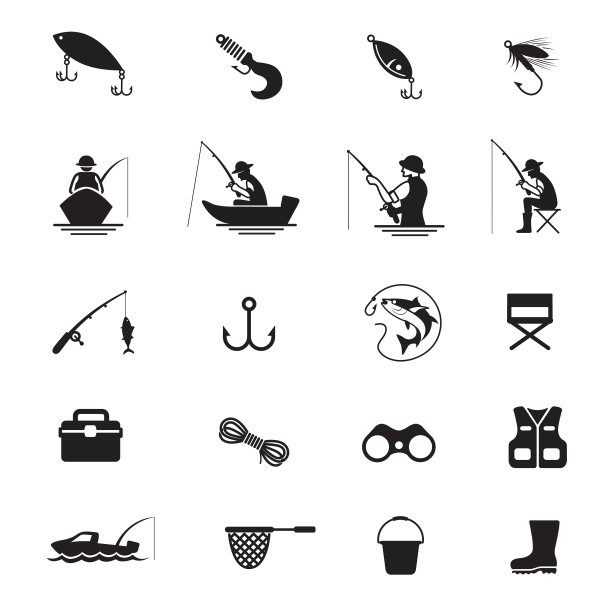 钓鱼图标图片下载