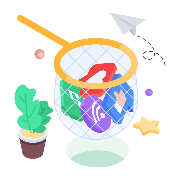 社交媒体等距图标图片下载