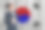 韩国女商人在韩国数字游牧民的旗帜上，创业，创业的概念图片下载