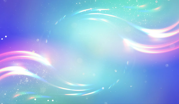 抽象散景背景的彩色发光灯与柔和的焦点在明亮的阳光下，闪闪发光的圆形框架图片下载