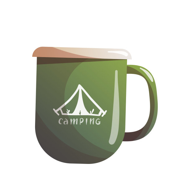 旅游杯矢量插图。图片下载