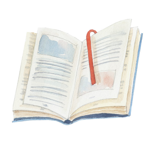 书，课本，一摞书，孤立的水彩插图，用于明信片，日历，学校产品和海报。图片下载