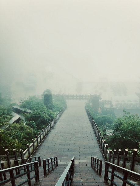 天门山楼梯，张家界，中国股票照片图片下载