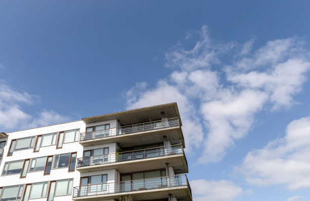 现代和昂贵的地区，有新的豪华住宅图片下载