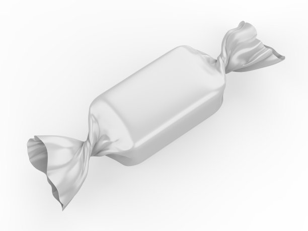 空白促销扭曲包装糖果包的模型和品牌。图片下载