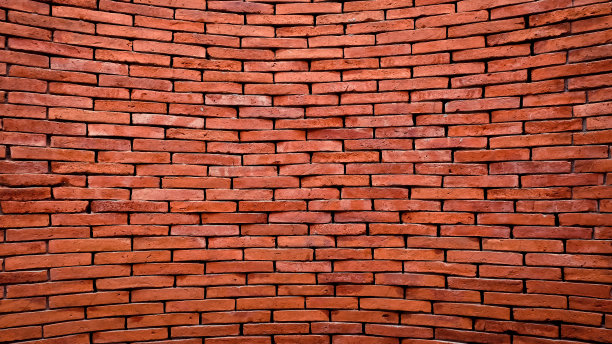 弧形砖墙作为背景。图片下载