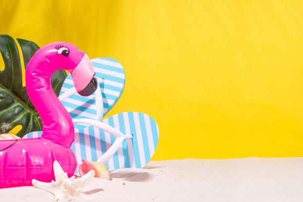 夏季热带度假背景图片下载