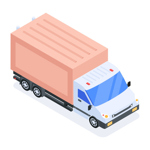 一套公共交通等距图标图片下载