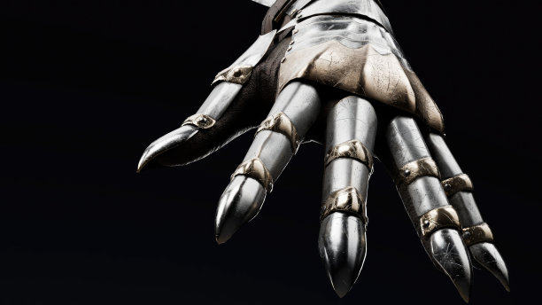 女性盔甲的背景渲染。三维渲染图片下载