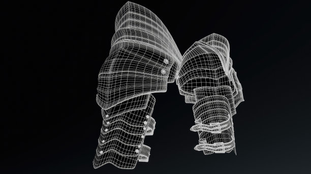 女性盔甲的背景渲染。三维渲染图片下载
