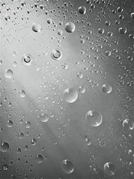 水滴泡泡灰色背景图片下载