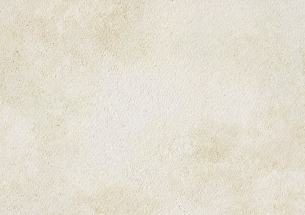 近距离细节的旧纸纹理背景，米色纸复古与水彩染色图片下载