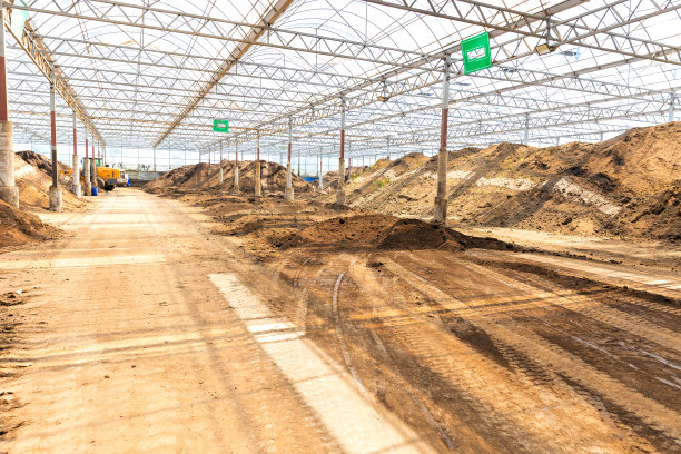 装满肥料的仓库图片下载