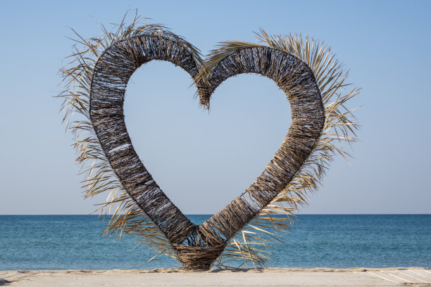 婚礼在海边举行图片下载