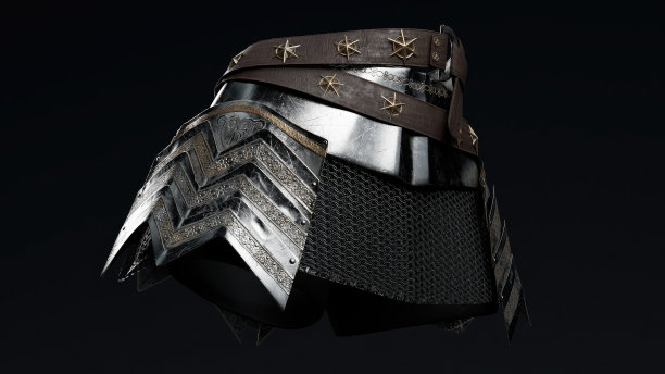 女性盔甲的背景渲染。三维渲染图片下载