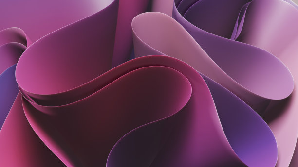 抽象流体三维渲染几何。背景渐变设计元素的多用途使用。图片下载