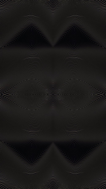 黑色设计的网站，海报，品牌标识，演示模板。抽象黑色背景上的灰线曲线设计。暗水平模板或横幅，商业背景。三维演示图片下载