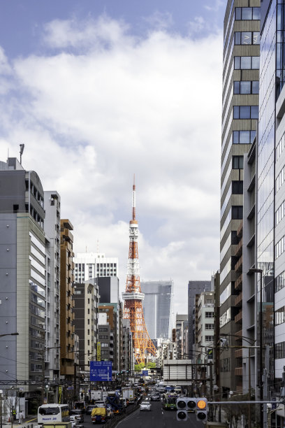 东京塔，日本的地标图片下载