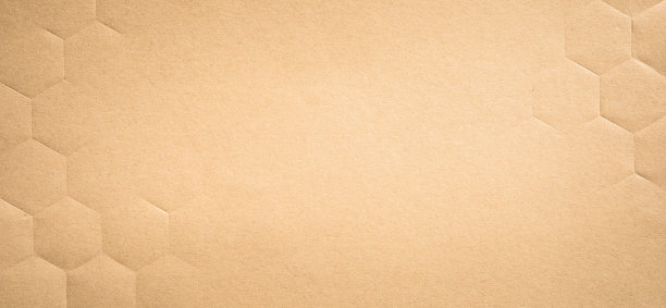 蜂窝几何压纹牛皮纸的纹理图片下载