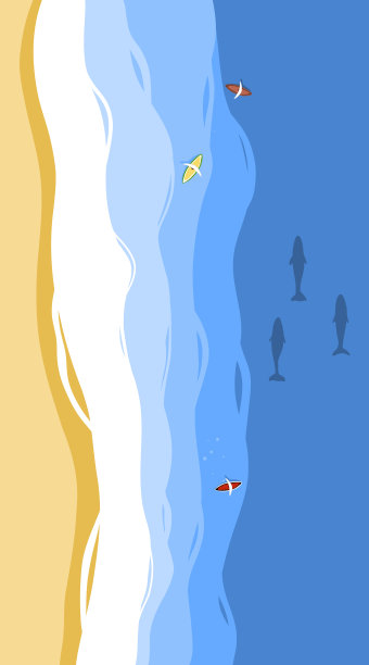 海浪鸟瞰图图片下载