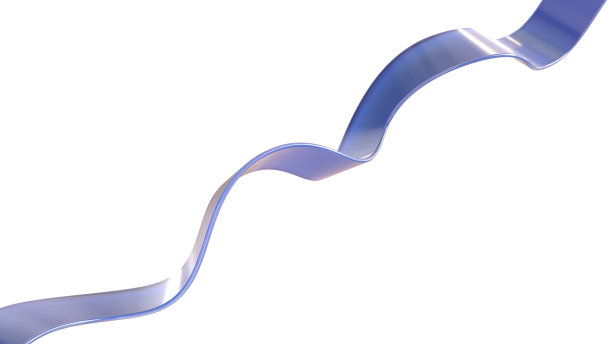 抽象丝带3d上孤立的背景。图片下载