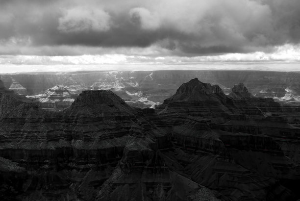 红外线下的亚利桑那大峡谷图片下载