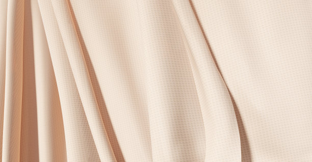 织物表面纹理图案闪亮闪亮的缎面丝绸绉绉雪纺丝绸的皱纹抽象优雅的织物背景与光线为您的设计情人节3d插图图片下载