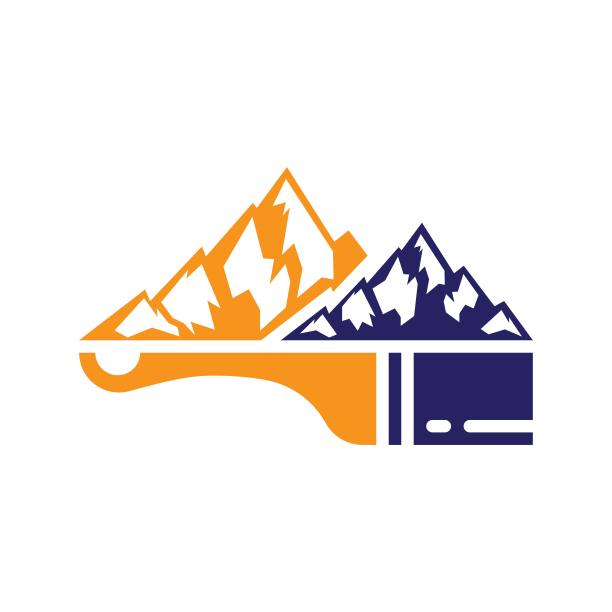 山和画家的标志图标设计图片下载