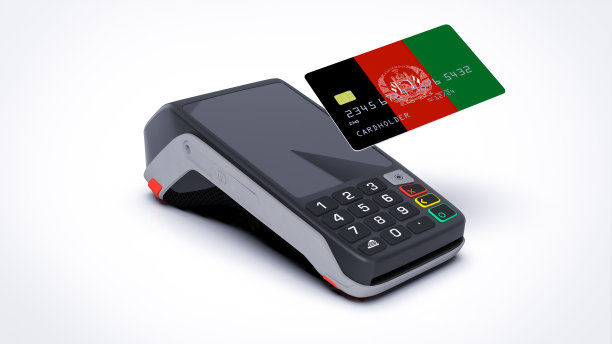 阿富汗国旗与终端3d渲染图片下载